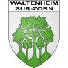 Waltenheim-sur-Zorn Sticker wappen, gelsenkirchen, augsburg, klebender aufkleber