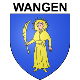 Wangen Sticker wappen, gelsenkirchen, augsburg, klebender aufkleber