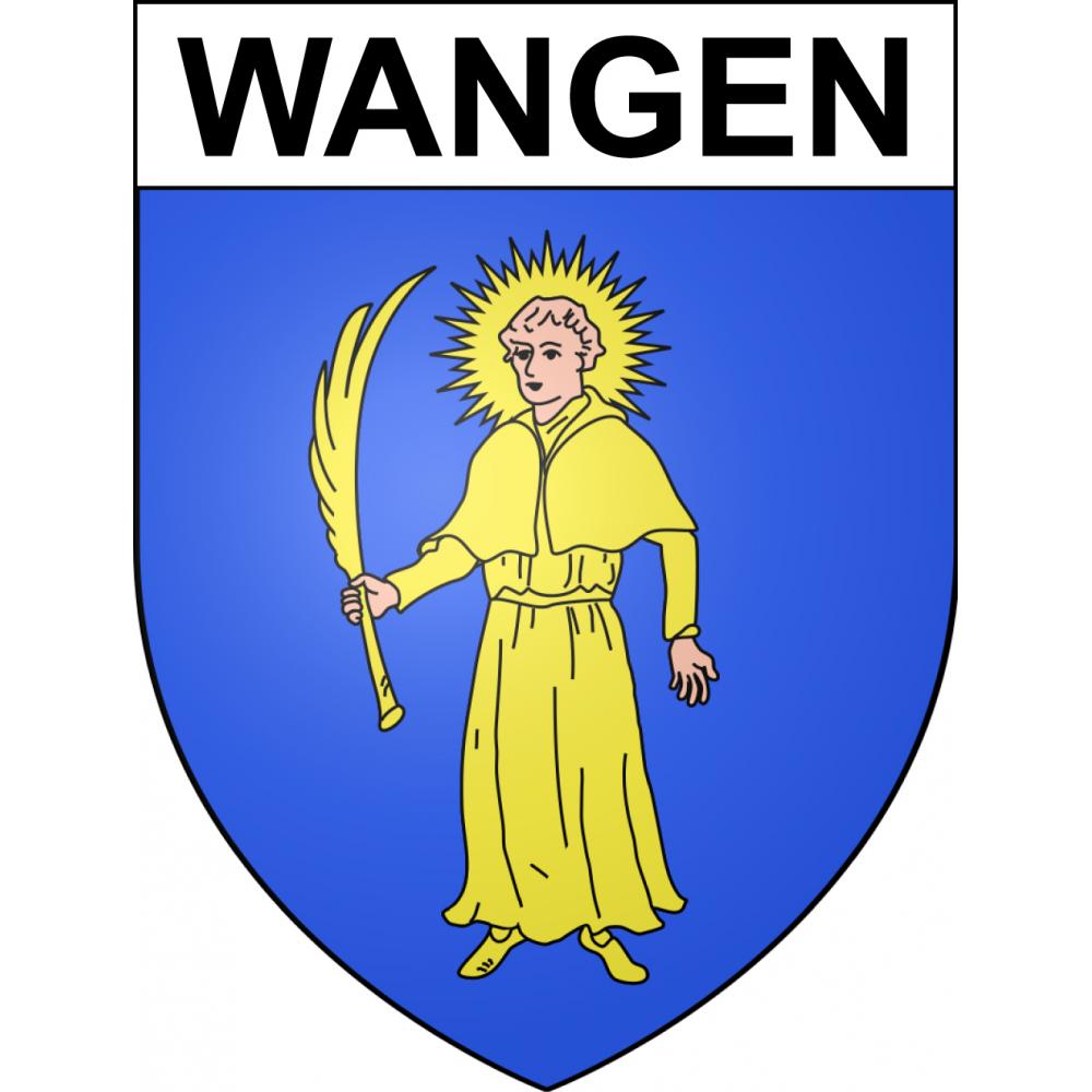 Wangen Sticker wappen, gelsenkirchen, augsburg, klebender aufkleber