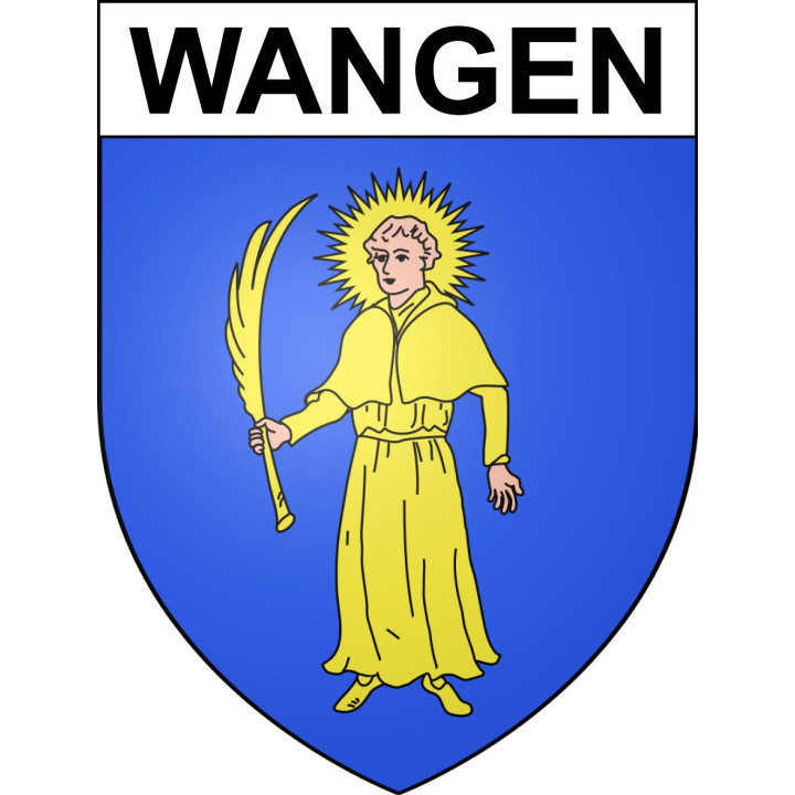 Stickers coat of arms Wangen adhesive sticker