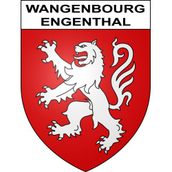 Wangenbourg-Engenthal Sticker wappen, gelsenkirchen, augsburg, klebender aufkleber