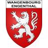 Wangenbourg-Engenthal 67 ville sticker blason écusson autocollant adhésif