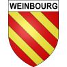 Pegatinas escudo de armas de Weinbourg adhesivo de la etiqueta engomada