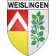 Weislingen Sticker wappen, gelsenkirchen, augsburg, klebender aufkleber