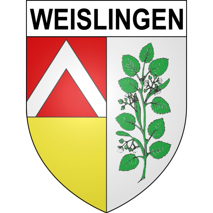Weislingen 67 ville sticker blason écusson autocollant adhésif