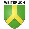 Weitbruch Sticker wappen, gelsenkirchen, augsburg, klebender aufkleber