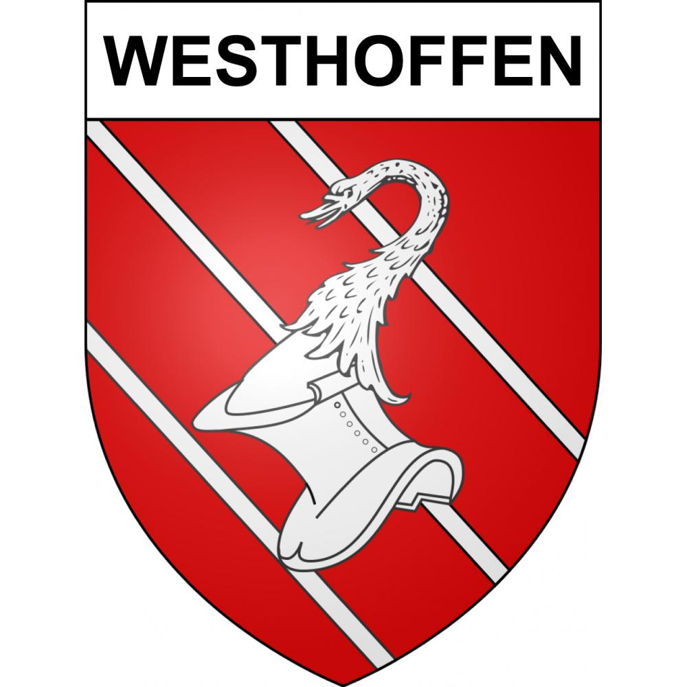 Stickers coat of arms Westhoffen adhesive sticker