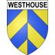 Westhouse Sticker wappen, gelsenkirchen, augsburg, klebender aufkleber