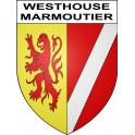 Westhouse-Marmoutier 67 ville sticker blason écusson autocollant adhésif
