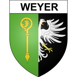 Weyer Sticker wappen, gelsenkirchen, augsburg, klebender aufkleber