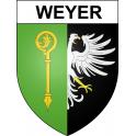 Weyer 67 ville sticker blason écusson autocollant adhésif
