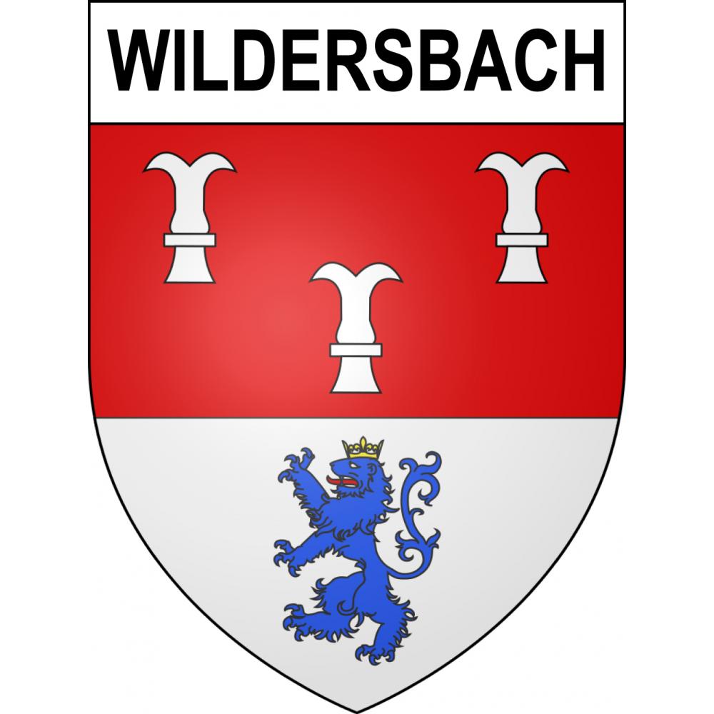 Wildersbach 67 ville sticker blason écusson autocollant adhésif