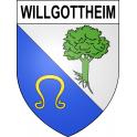 Willgottheim 67 ville sticker blason écusson autocollant adhésif