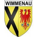 Pegatinas escudo de armas de Wimmenau adhesivo de la etiqueta engomada