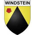 Windstein Sticker wappen, gelsenkirchen, augsburg, klebender aufkleber