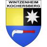 Pegatinas escudo de armas de Wintzenheim-Kochersberg adhesivo de la etiqueta engomada
