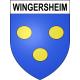 Stickers coat of arms Wingersheim adhesive sticker