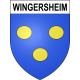Stickers coat of arms Wingersheim adhesive sticker