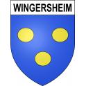 Wingersheim Sticker wappen, gelsenkirchen, augsburg, klebender aufkleber