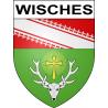 Wisches Sticker wappen, gelsenkirchen, augsburg, klebender aufkleber