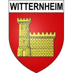 Witternheim Sticker wappen, gelsenkirchen, augsburg, klebender aufkleber