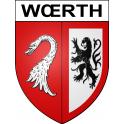 Stickers coat of arms Wœrth adhesive sticker