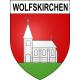 Wolfskirchen Sticker wappen, gelsenkirchen, augsburg, klebender aufkleber