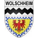Wolschheim 67 ville sticker blason écusson autocollant adhésif