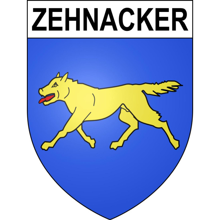 Zehnacker Sticker wappen, gelsenkirchen, augsburg, klebender aufkleber