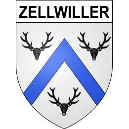 Stickers coat of arms Zellwiller adhesive sticker