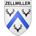 Zellwiller 67 ville sticker blason écusson autocollant adhésif