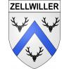 Zellwiller 67 ville sticker blason écusson autocollant adhésif