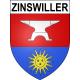 Adesivi stemma Zinswiller adesivo