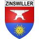 Stickers coat of arms Zinswiller adhesive sticker