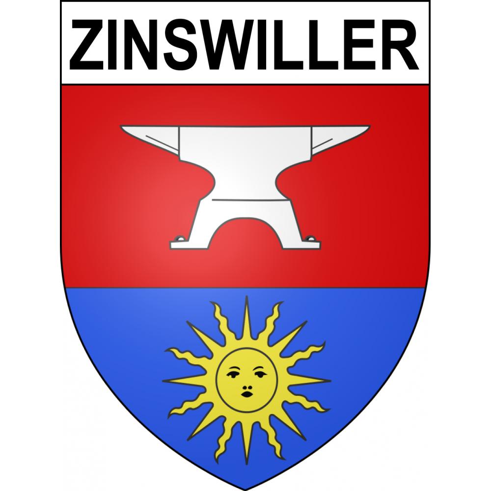 Adesivi stemma Zinswiller adesivo