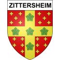 Stickers coat of arms Zittersheim adhesive sticker