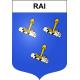 Stickers coat of arms Rai adhesive sticker