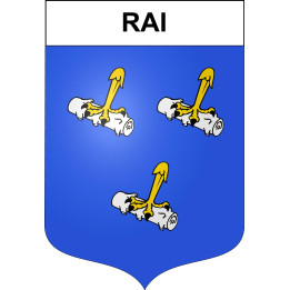 Rai 61 ville sticker blason écusson autocollant adhésif