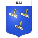 Stickers coat of arms Rai adhesive sticker