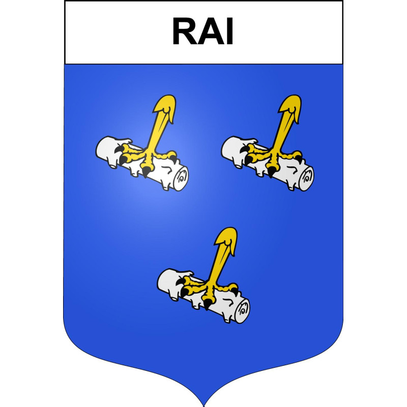 Rai Sticker wappen, gelsenkirchen, augsburg, klebender aufkleber
