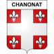 Stickers coat of arms Chanonat adhesive sticker
