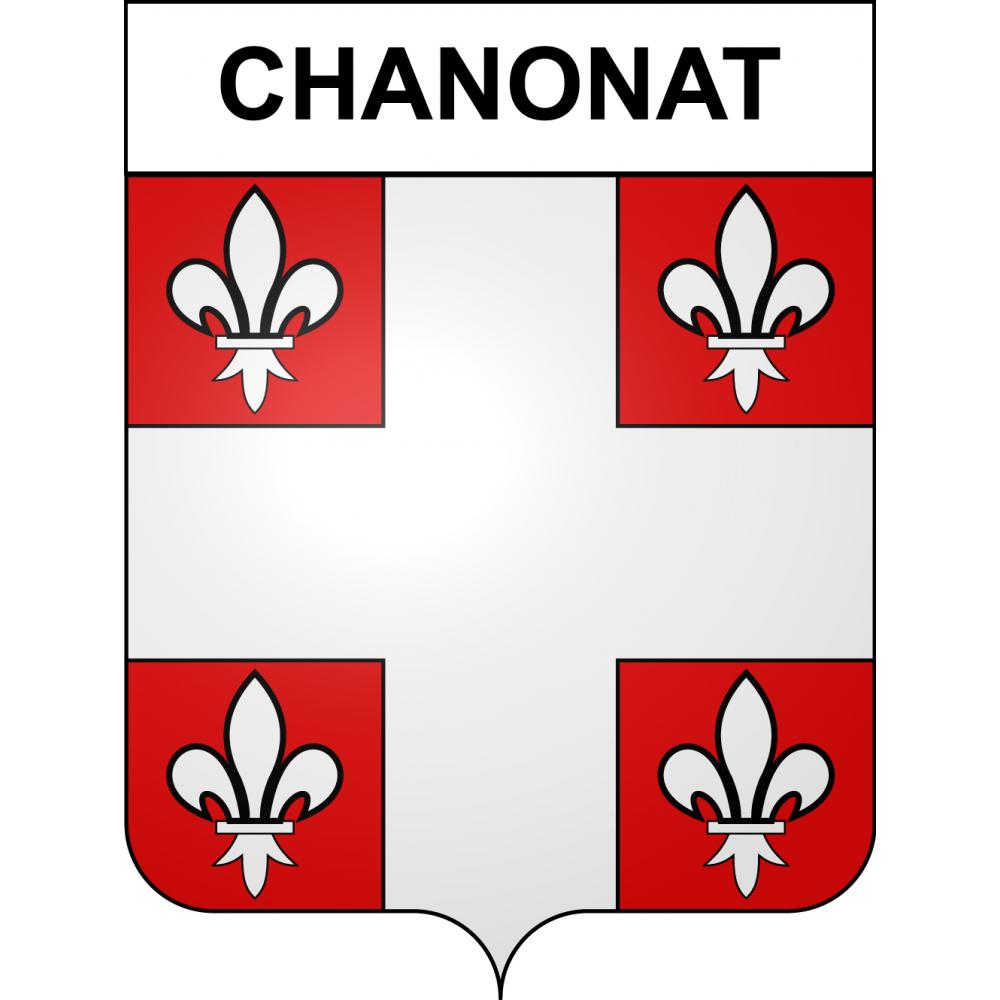 Adesivi stemma Chanonat adesivo