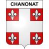 Stickers coat of arms Chanonat adhesive sticker