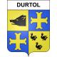 Stickers coat of arms Durtol adhesive sticker