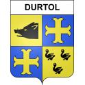 Stickers coat of arms Durtol adhesive sticker