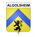 Algolsheim 68 ville sticker blason écusson autocollant adhésif