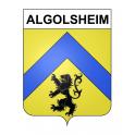 Pegatinas escudo de armas de Algolsheim adhesivo de la etiqueta engomada