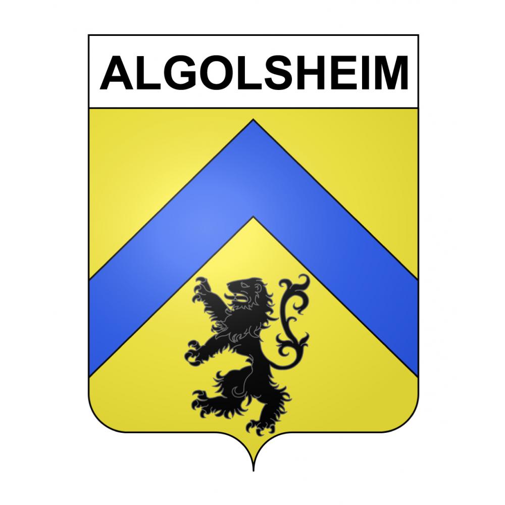 Algolsheim Sticker wappen, gelsenkirchen, augsburg, klebender aufkleber