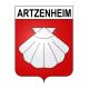 Adesivi stemma Artzenheim adesivo