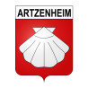 Artzenheim 68 ville sticker blason écusson autocollant adhésif